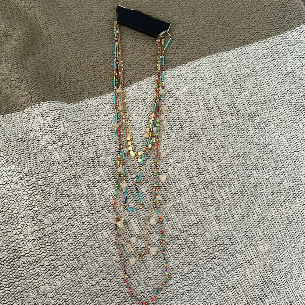 5 strand necklace. NWOT - Picture 1 of 5